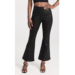 New FRAME Pixie Jetset Flare Coated Denim Jeans P2953